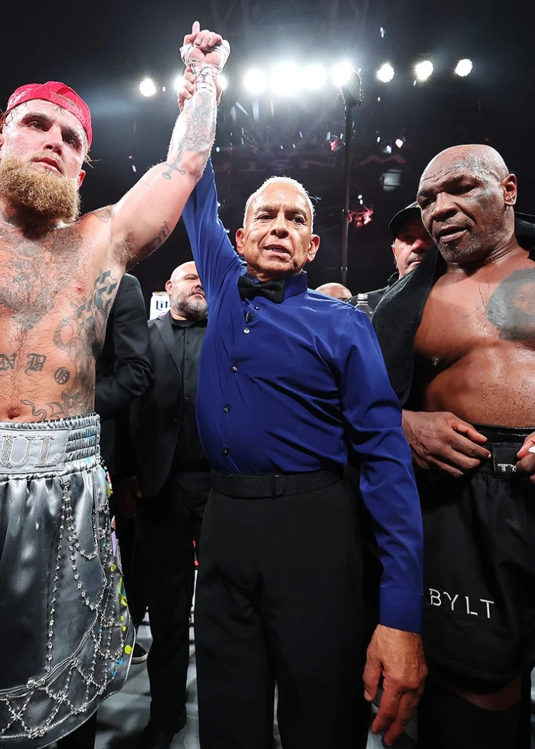 Les chiffres fous du match en direct Tyson&nbsp;Vs&nbsp;Paul