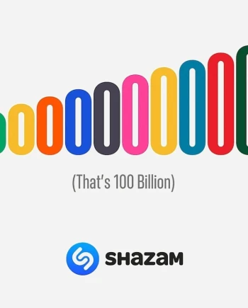 100 milliards de morceaux identifiés par&nbsp;Shazam&nbsp;!