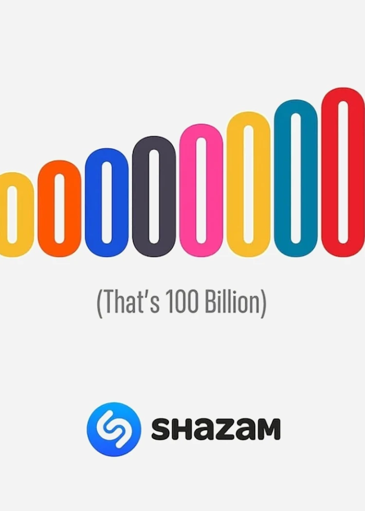 100 milliards de morceaux identifiés par&nbsp;Shazam&nbsp;!