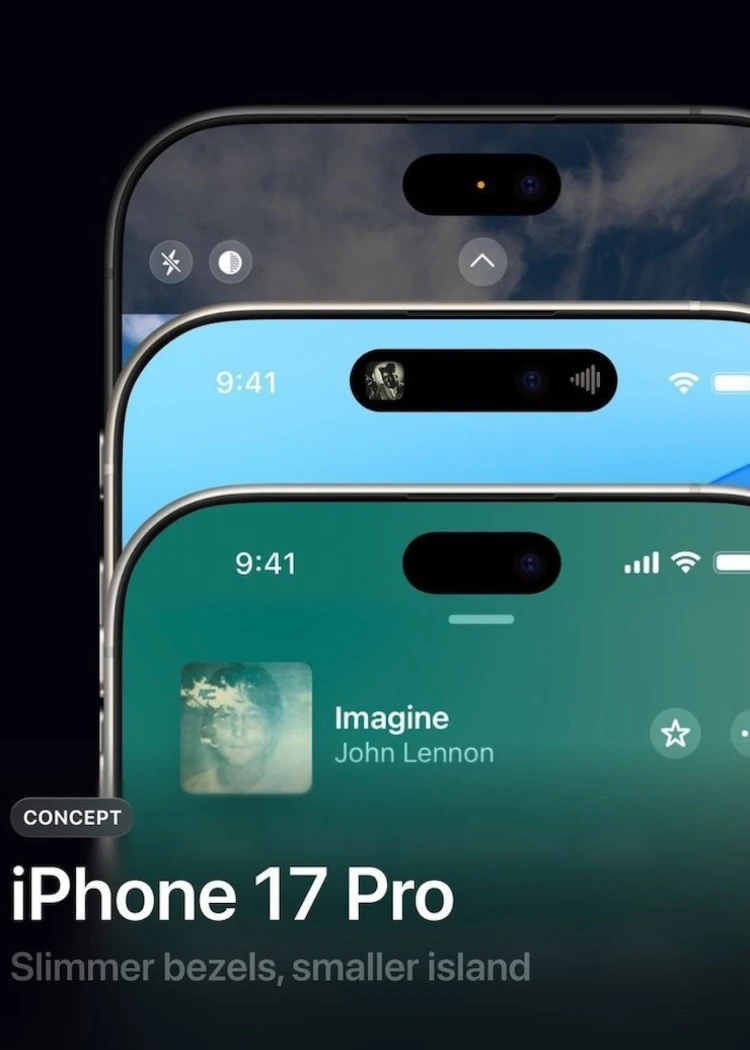 iPhone 17 Pro Max, Dynamic Island&nbsp;réduite&nbsp;?