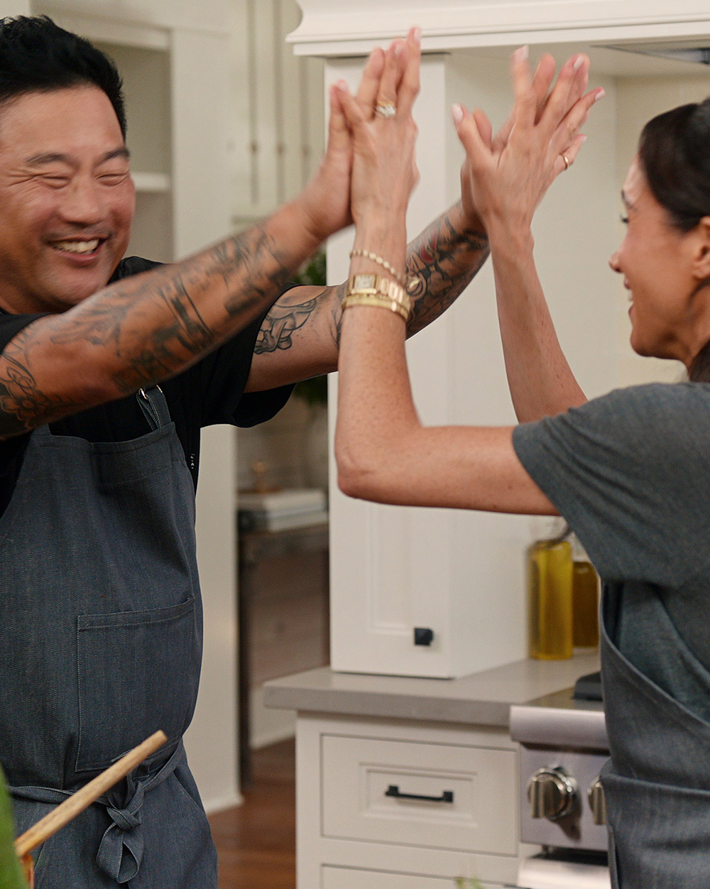 Meghan Markle et le chef star Roy Choi © Netflix 2024