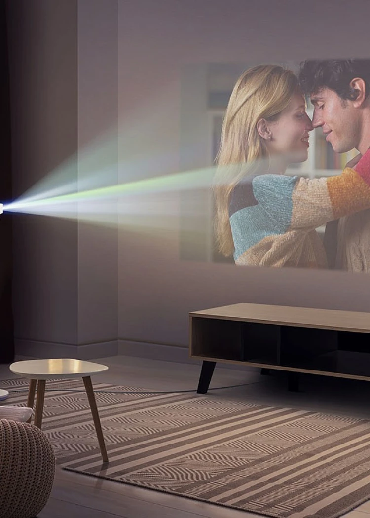 CES 25 > LG PF600U, vidéoprojecteur LED +&nbsp;lampe LED +&nbsp;enceinte&nbsp;Bluetooth