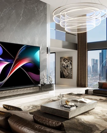 (MAJ) CES 25 &gt; Hisense 116UX (295&nbsp;cm)&nbsp;: TriChroma LED TV (Mini LED&nbsp;RVB)
