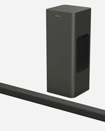 Philips TAB8200&nbsp;: barre de son&nbsp;2.1 discrète, 160&nbsp;W, Dolby Atmos et&nbsp;DTS&nbsp;Virtual:X