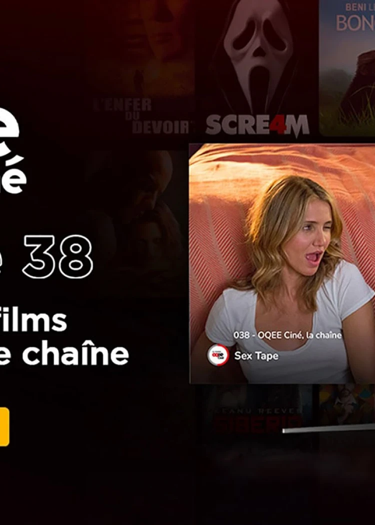 Nouvelle chaîne OQEE Ciné pour les&nbsp;abonnés&nbsp;Free