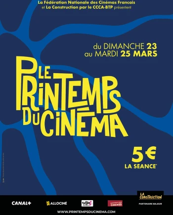Tous les films à 5&nbsp;€ pendant le Printemps du&nbsp;Cinéma