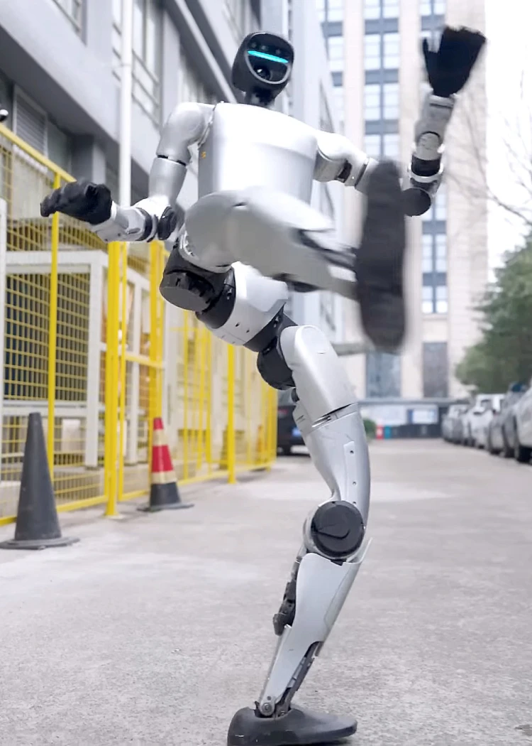 Impressionnant, le robot chinois qui fait du&nbsp;kung&nbsp;fu