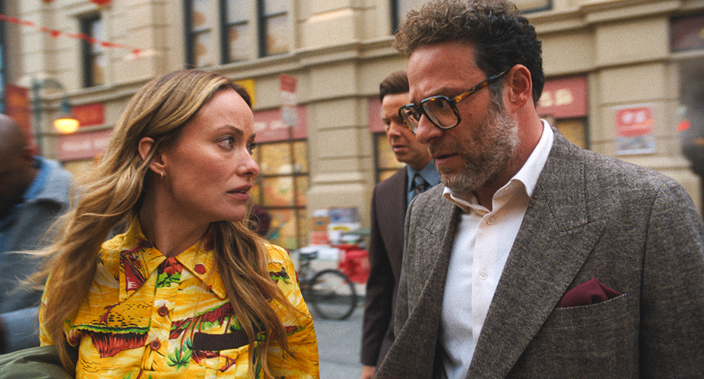 Olivia Wilde et Seth Rogen dans The Studio, disponible à partir du 26 mars 2025 sur Apple TV+