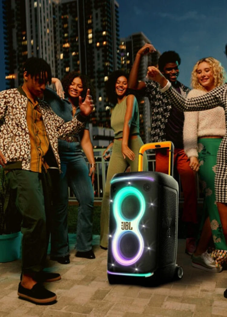 JBL PartyBox 520 et JBL PartyBox Encore&nbsp;2, enceintes festives Auracast à batteries&nbsp;amovibles