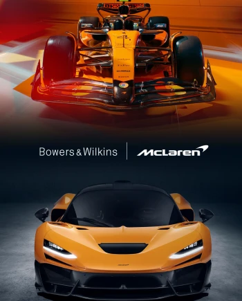 Bowers &amp; Wilkins partenaire officiel de l'écurie F1&nbsp;McLaren 
