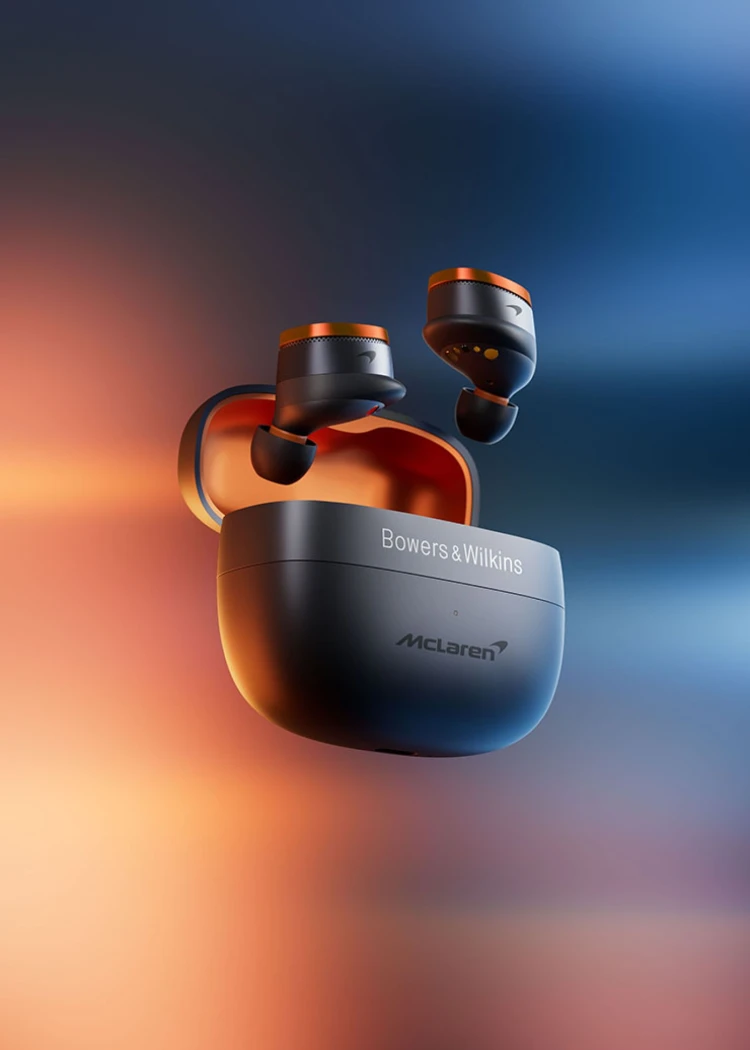 Bowers &amp; Wilkins Pi8 True Wireless, inédite finition F1 McLaren&nbsp;Edition
