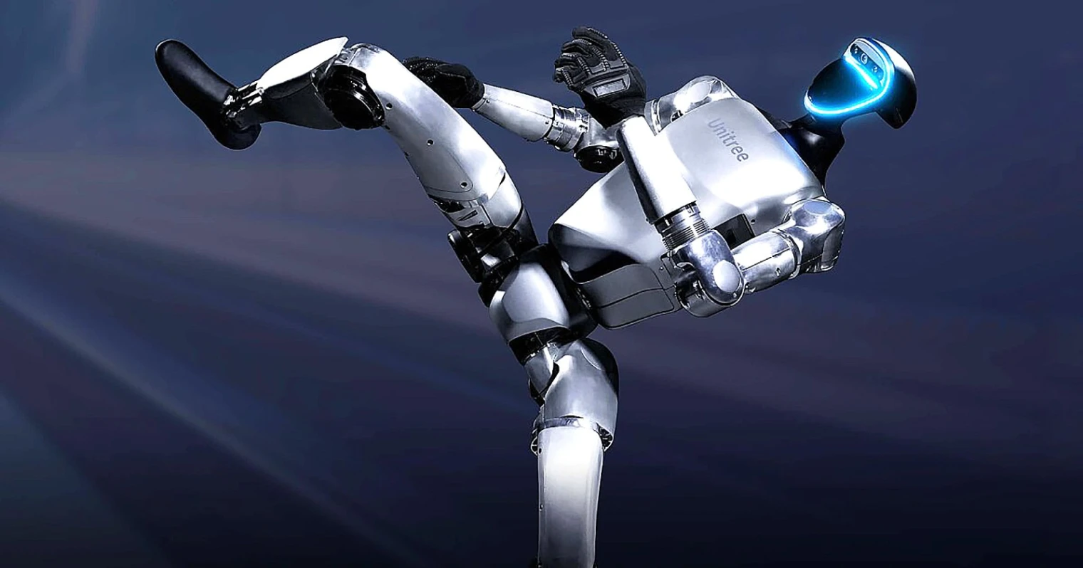 images-d-un-tournoi-de-kickboxing-pour-robots