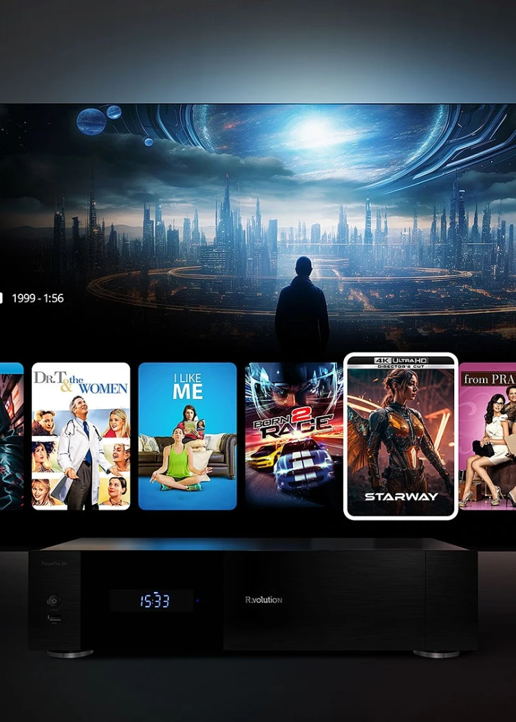 R_volution PlayerPro 8K, test lecteur multimédia en&nbsp;ligne