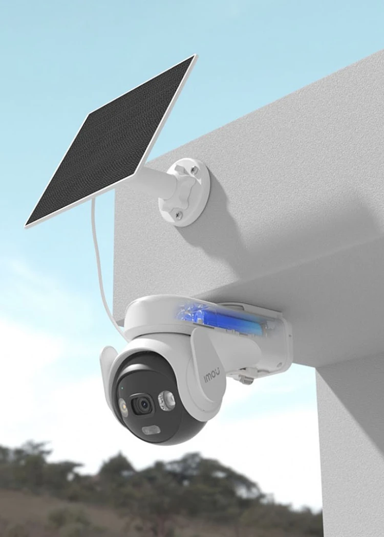 Imou AOV&nbsp;PT, caméra de surveillance 4G/Wi‑Fi avec batterie&nbsp;solaire