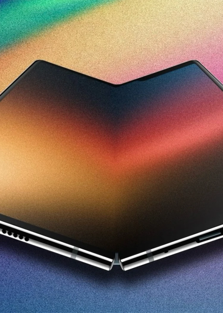 iPhone pliable dans les starting‑blocks