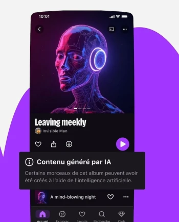 Deezer poursuit sa chasse à&nbsp;l’IA