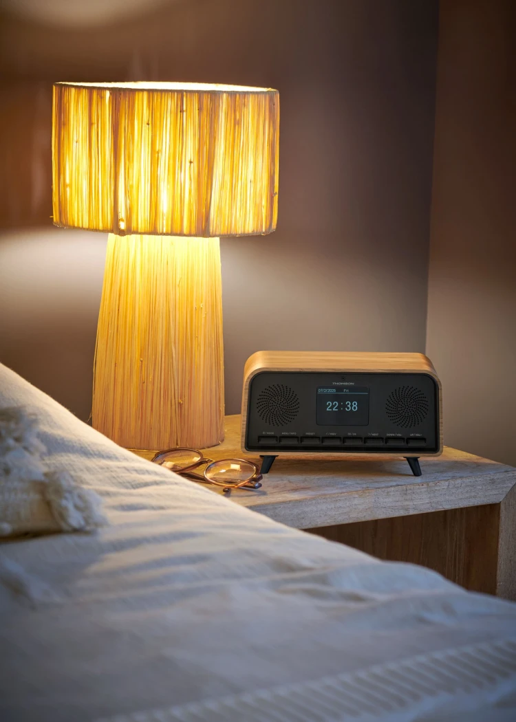 Thomson RT850DABBT&nbsp;: DAB+/FM +&nbsp;enceinte Bluetooth au&nbsp;look&nbsp;vintage