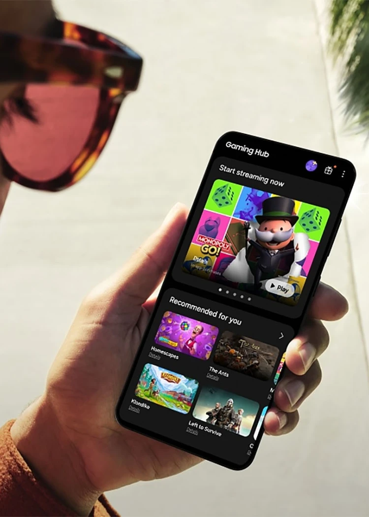 Mobile Cloud Gaming Hub sur Samsung Galaxy,&nbsp;ça&nbsp;arrive