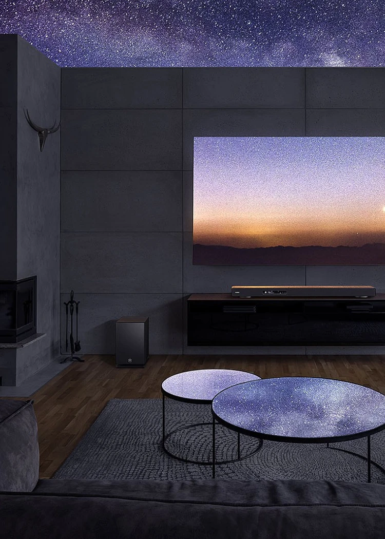 Test Yamaha True&nbsp;X Surround 90A&nbsp;: barre de son Home&nbsp;Cinéma/Hi‑Fi