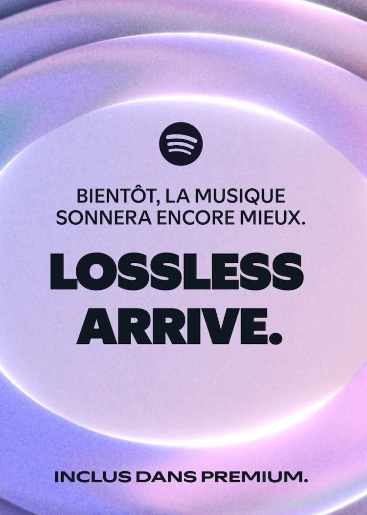  Spotify Lossless,&nbsp;enfin&nbsp;!