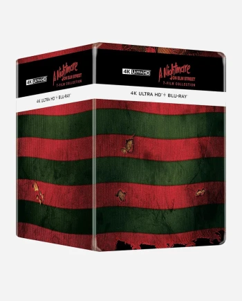 Coffret 7 films Freddy en&nbsp;4K, la revanche du pull&nbsp;moche