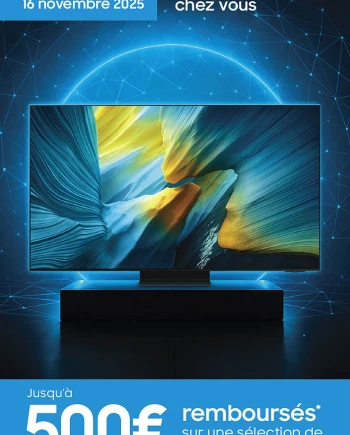 Offre de remboursement Samsung TV&nbsp;Oled et Neo&nbsp;QLED 2025, jusqu&#039;à&nbsp;500&nbsp;€