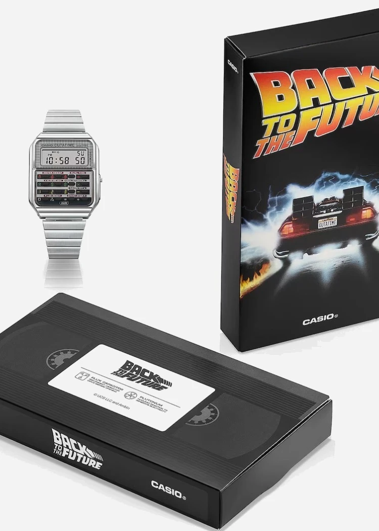 Montre Casio Retour vers le futur, toujours à&nbsp;l’heure