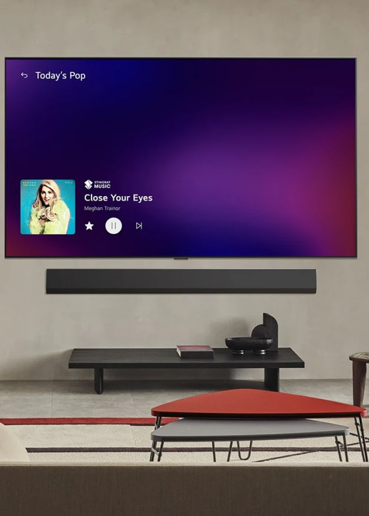 LG Radio+ amélioré avec Stingray&nbsp;Music