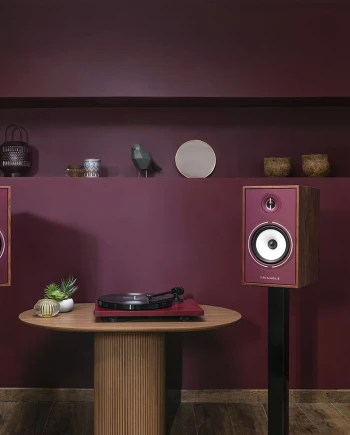 Enceintes actives connectées Triangle Borea Connect BR02/BT03, nouveau coloris&nbsp;bordeaux