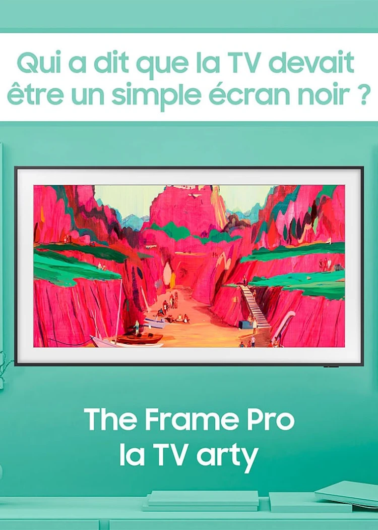 CES 26 &gt; TV Samsung The Frame 2026&nbsp;: 98&quot; en&nbsp;approche