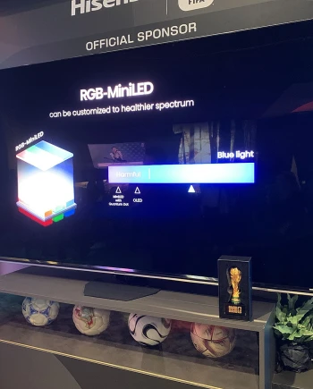 CES 26 > TV RGB Mini LED Hisense UR8S et Hisense UR9S, mise à jour spécifications