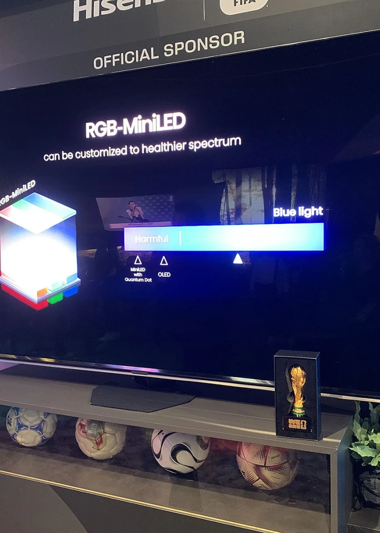 CES 26 > TV RGB Mini LED Hisense UR8S et Hisense UR9S, mise à jour spécifications