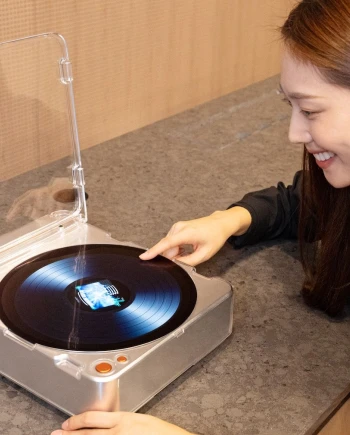 CES 26 > Concept IA/Oled Samsung&nbsp;: platine AI Oled&nbsp;Turntable