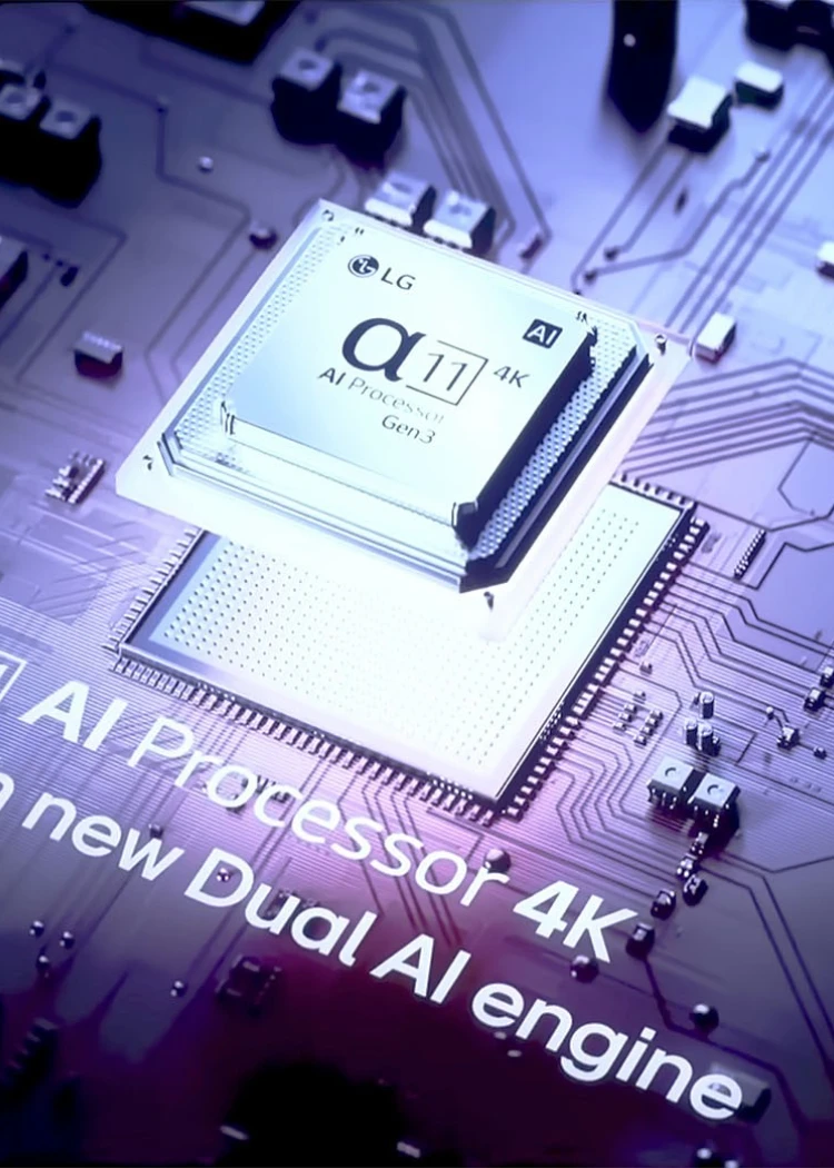 CES 26 > TV LG Oled &amp; Micro RGB, puissant processeur Alpha&nbsp;11 Gen&nbsp;3&nbsp;au&nbsp;menu