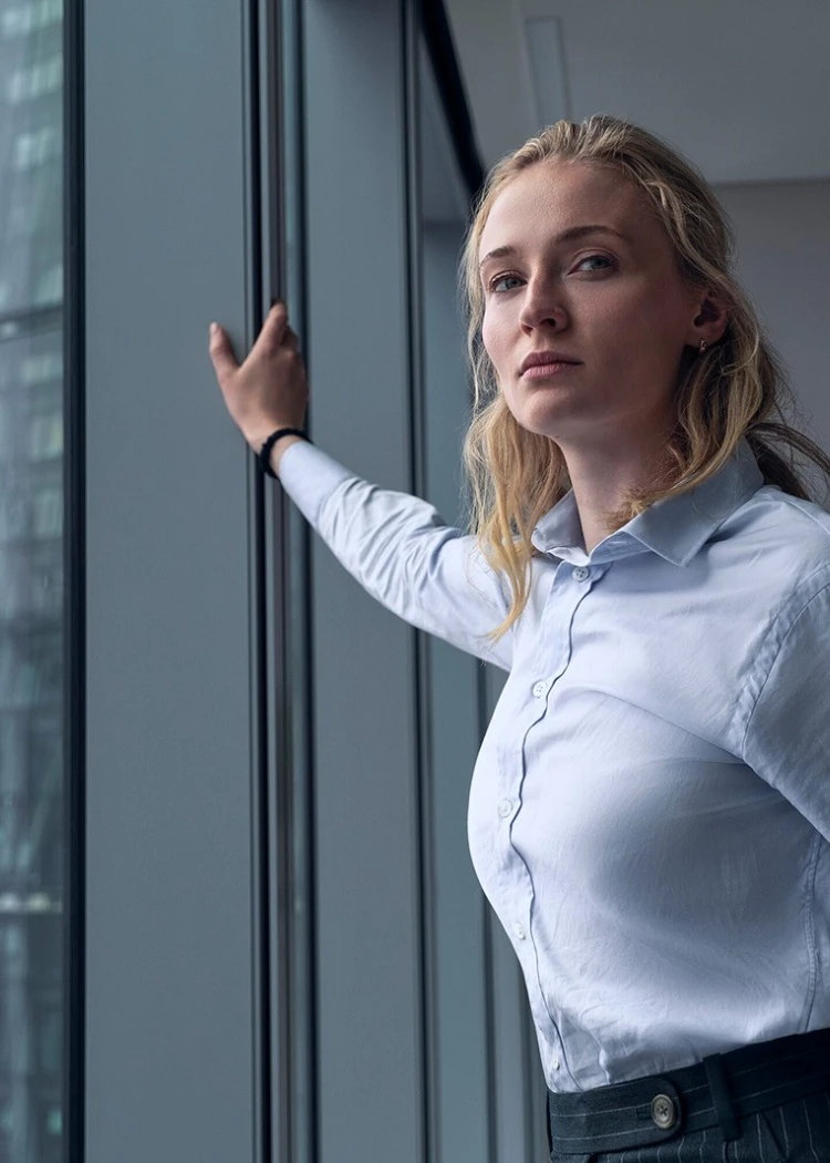 Sophie Turner, woman of Steal dans la nouvelle série&nbsp;Amazon