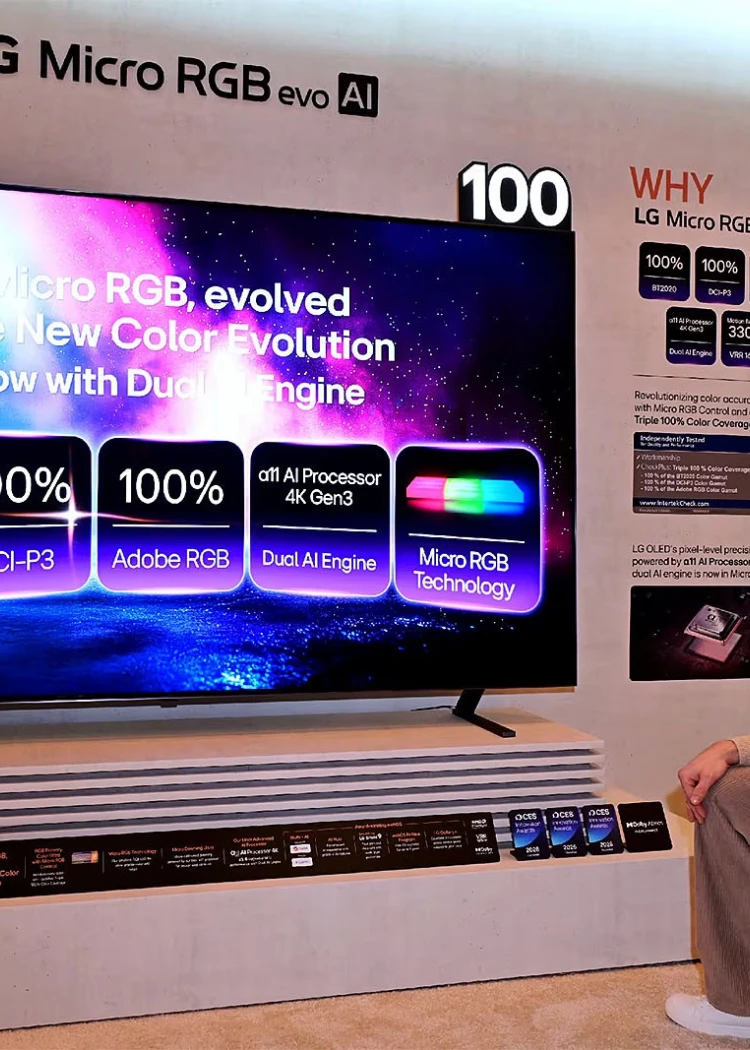 CES 26 > TV LG Micro/Mini RGB Evo&nbsp;: mise à jour spécifications