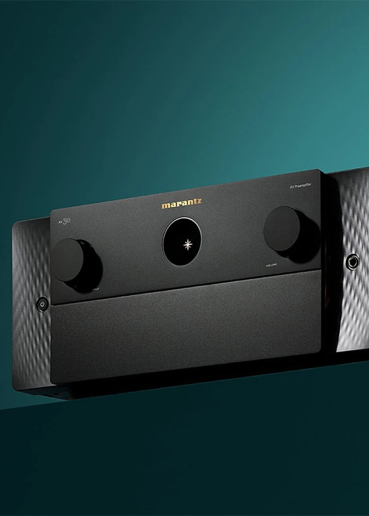 Marantz AV30&nbsp;: composant Home Cinéma de référence (pré‑ampli 11.4, 8K,&nbsp;Dirac&nbsp;Live…)