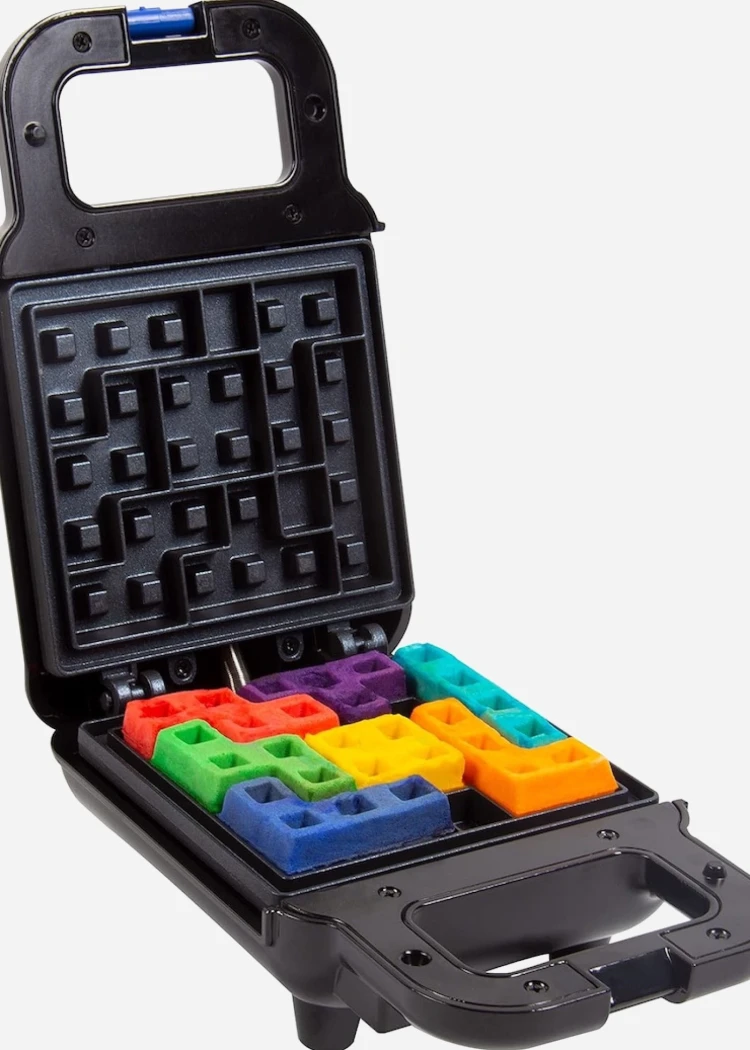 Gaufrier Tetris&nbsp;: jouer avec la nourriture, enfin&nbsp;!
