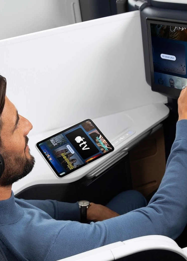 Apple TV à bord des avions&nbsp;Air&nbsp;France