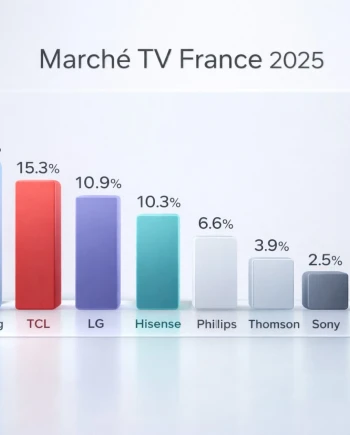 Marché TV France 2025&nbsp;: le Top&nbsp;8&nbsp;des&nbsp;marques