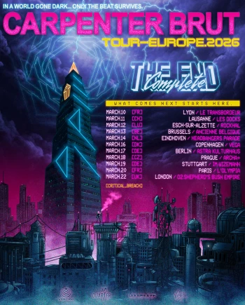 Carpenter Brut ne lésine pas sur la nitro pour sa tournée The End&nbsp;Complete
