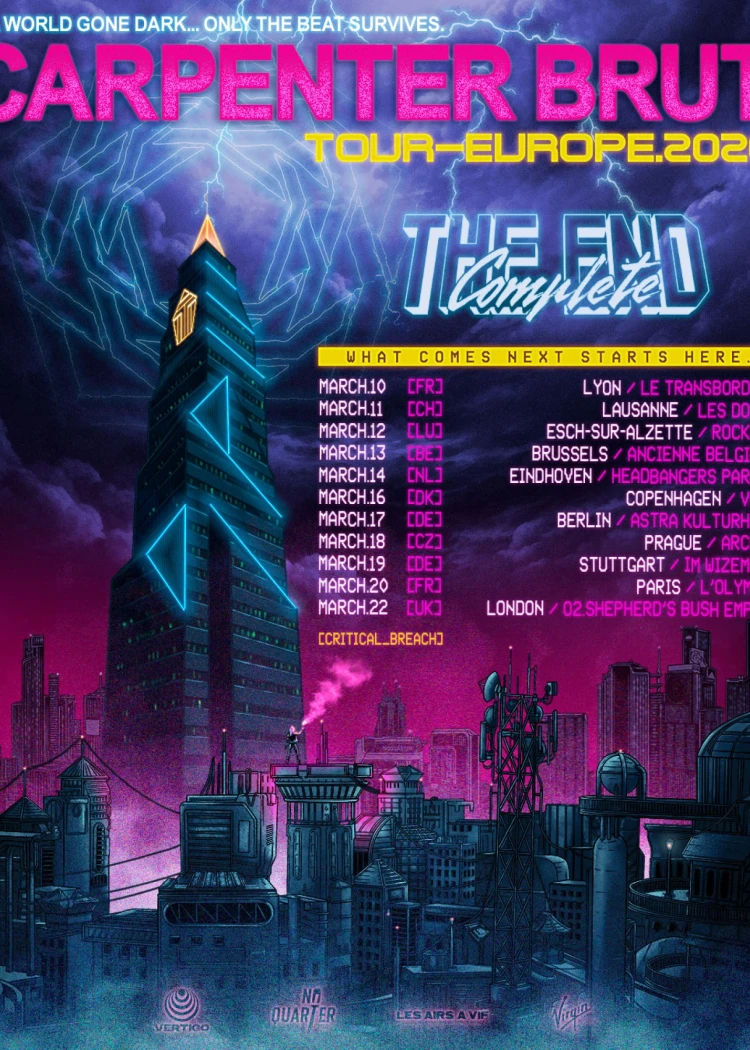Carpenter Brut ne lésine pas sur la nitro pour sa tournée The End&nbsp;Complete