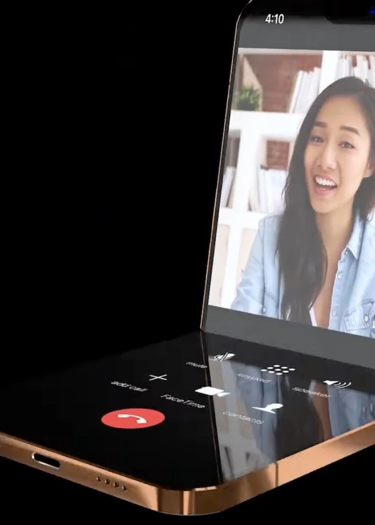 iPhone Flip pliable, concept en attendant le&nbsp;vrai