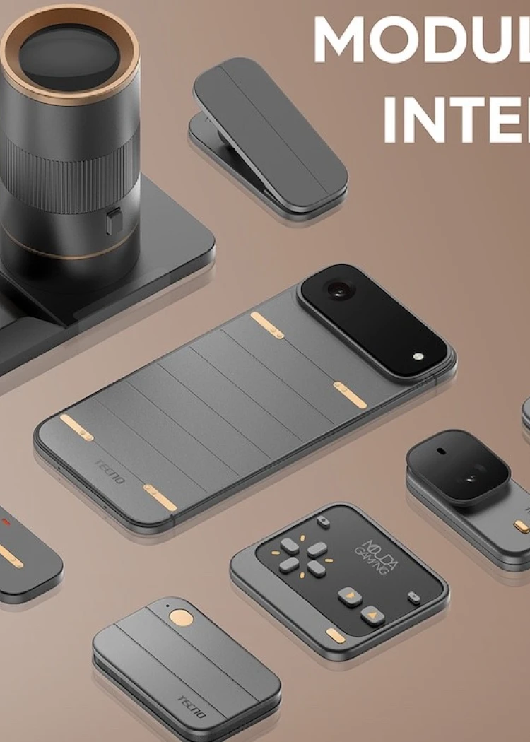 Smartphone Tecno Mobile&nbsp;: 4,9&nbsp;mm d'épaisseur et modules&nbsp;aimantés&nbsp;!