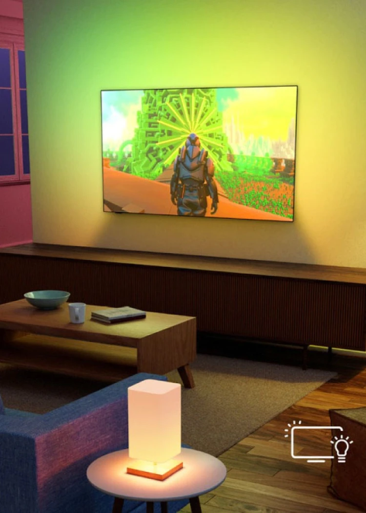 Philips AmbiScape&nbsp;: passez à l'éclairage Ambilight pour une immersion&nbsp;totale