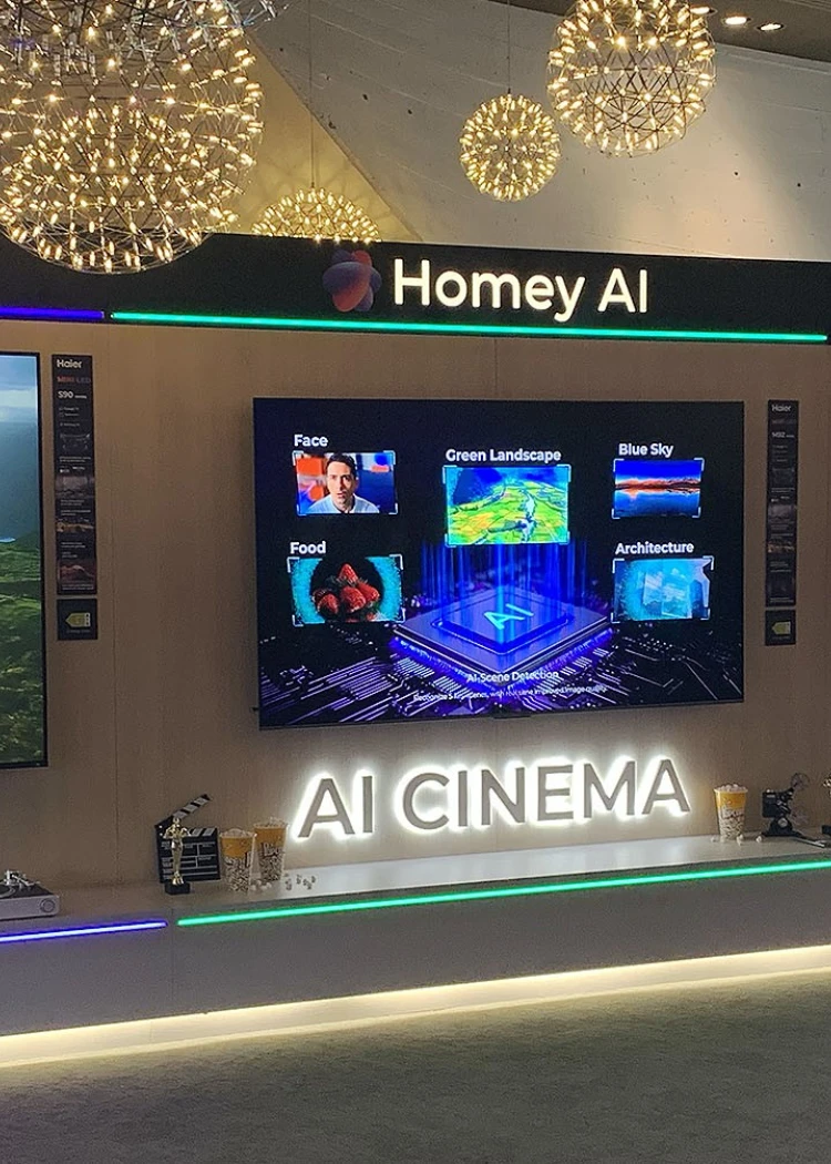 Haier arrive sur le marché TV français avec une gamme QLED, Mini LED et Oled dopée à l’IA&nbsp;Homey&nbsp;AI