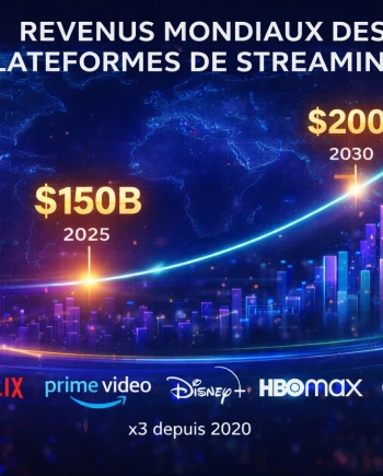 Revenus du streaming 2025 proches du PIB annuel d’un pays comme&nbsp;la&nbsp;Hongrie