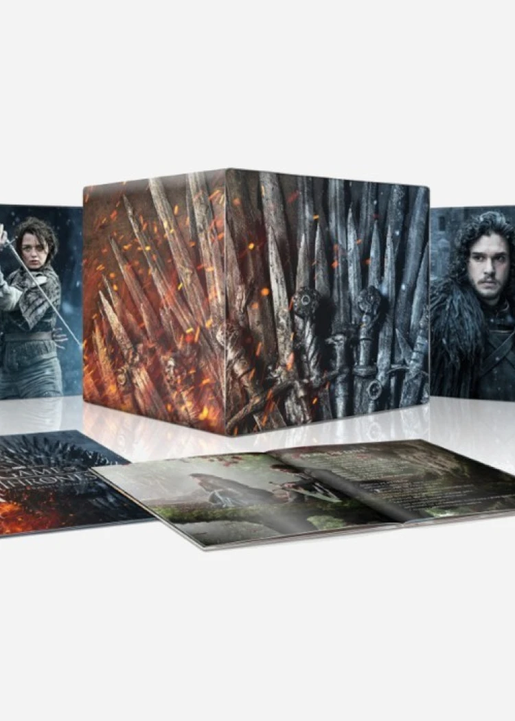 8 boîtes de fer (Steelbook) pour Le trône de fer&nbsp;en&nbsp;4K