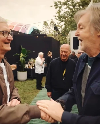 Paul McCartney en concert chez Apple (et Tim Cook&nbsp;s'en&nbsp;va)