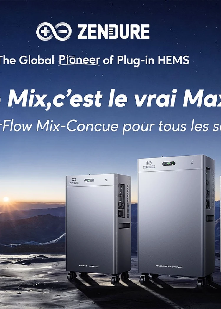 Zendure SolarFlow Mix, le stockage qui change l’équation de l'énergie&nbsp;solaire